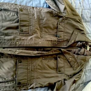 michael kors mens jacket large brown 4 pocket